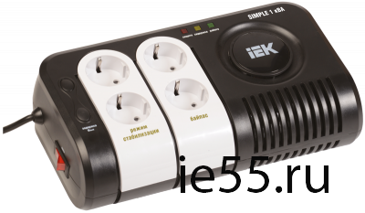 Стабилизатор напряжения серии Simple 1 кВА IEK