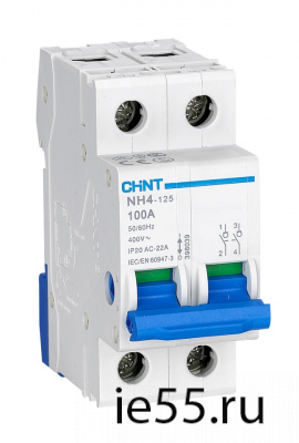 Выключатель нагрузки NH4 1P 63A (CHINT)