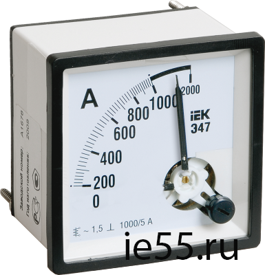 Амперметр Э47 10А кл. точн. 1,5 72х72мм