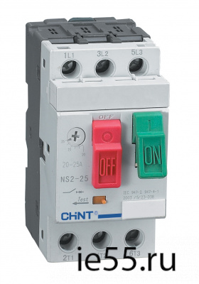 Пускатель NS2-25X 0.25-0.4A с поворотной ручкой (CHINT)