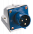 Вилка стационарная ССИ-513 2Р+РЕ 16А 200-250В IP44 IEK