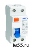 Устройство защитного отключения(УЗО) NL1-63 6kA 4P 40A 30mA тип AC (DB) (CHINT)