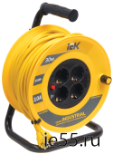Катушка УК30 с т/з 4 места 2Р+PЕ/30м 3х1,5 мм2 "Industrial"