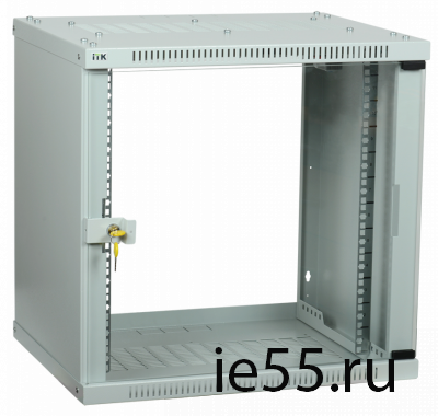 ITK Шкаф LINEA WE 15U 600x600мм дверь стекло серый