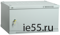 ITK Шкаф LINEA WE 6U 600x650мм дверь металл серый