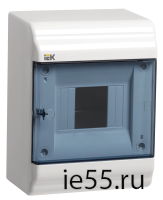 Бокс ЩРН-П-4 модуля навесн.пластик IP41 PRIME