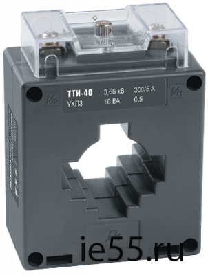 Трансформатор тока ТТИ-40 300/5А 5ВА класс 0,5S IEK