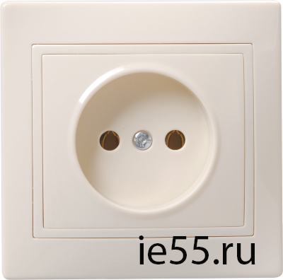 РС10-2-Км Роз. 1мес. без з/к и з/ш 10А кер. КВАРТА крем. IEK