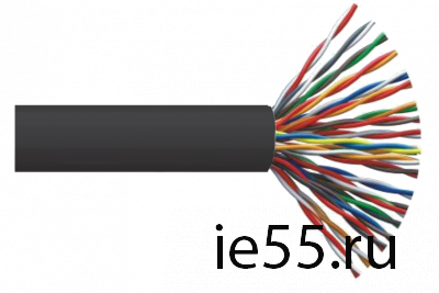 ITK Витая пара U/UTP кат.5E 10х2х24AWG LDPE черный (305м)