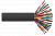 ITK Витая пара U/UTP кат.5E 10х2х24AWG LDPE черный (305м)