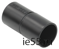 Муфта труба-труба GI32G IEK черный (5 шт/комп)
