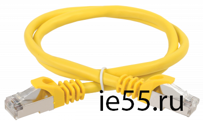 ITK Коммутационный шнур (патч-корд), кат.5Е FTP, 2м, желтый