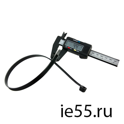 Стяжка пластиковая(хомут нейлоновый) 250х4,4 мм черный уп. 100 шт ЭНЕРГИЯ