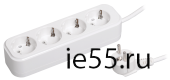 Удлинитель У04 4 места 2Р+РЕ/3.0 метра 3х1мм2 16А/250В CLASSIC IEK