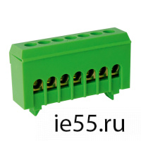 Шина TS-0609H  7 ways в зеленом корпусе ЭНЕРГИЯ