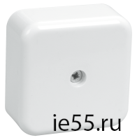 Коробка распаячная КМ для о/п 50х50х20мм белая IEK