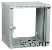 ITK Шкаф LINEA WE 9U 600x450мм дверь стекло серый