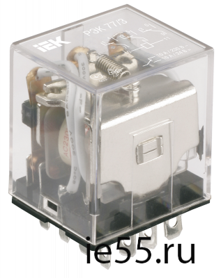 Реле РЭК78/4(MY4) с индикацией 3А  24В DC ИЭК
