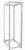 ITK 19" двухрамная стойка, 42U, 600x800 мм, серая
