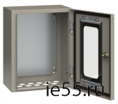 Корпус металлический ЩМП-1-0 У2 IP54 с прозрач. дверцей IEK