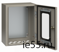 Корпус металлический ЩМП-1-0 У2 IP54 с прозрач. дверцей IEK