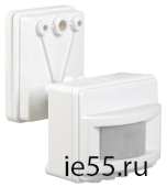 Датчик движения ДД 017 белый, макс. нагрузка 1100Вт, угол обзора 120град., дальность 12м, IP44, ИЭ