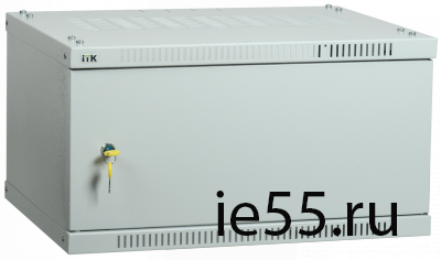 ITK Шкаф LINEA WE 9U 600x650мм дверь металл серый