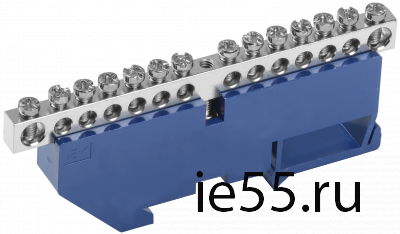 Шина N "ноль" на DIN-изол. Ni ШНИ-6х9-14-Д-С IEK