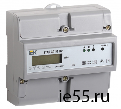 Счетчик эл. энергии трехфазный STAR 301/1 R2-10(100)Э