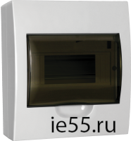 Бокс ЩРН-П-8 модулей навесной пластик IP41 LIGHT IEK