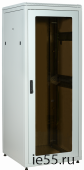 ITK LINEA N 28U 800х800мм стекл. пер. дв. задн. металл. сер.