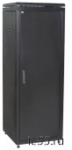 ITK Шкаф сетевой 19" LINEA N 38U 600х800 мм металлическая передняя дверь черный