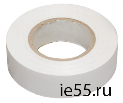Изолента 0,13х15 мм белая 20 метров ИЭК
