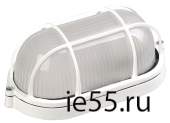 Светильник НПП1202 белый/овал с реш. 100Вт IP54  ИЭК