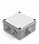 Коробка распаячная для наружного монтажа, RAL 7035, 6 гермовводов, 100х100х50мм, IP55 сер 101003307