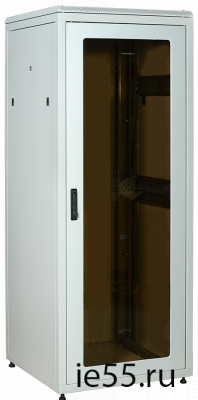 ITK LINEA N 47U 800х800мм стекл. пер. дв. задн. металл. сер.