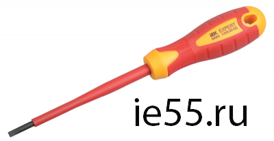 Отвертка шлицевая Expert 2.5х0.4х75мм 1000В IEK
